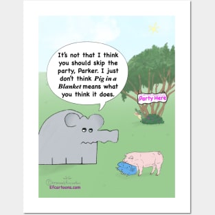 Enormously Funny Cartoons Party Snacks Posters and Art